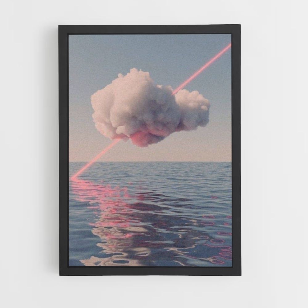 Affiche Synthwave-wolk