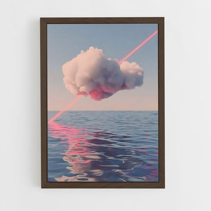 synthwave-8 cadre Bois foncé