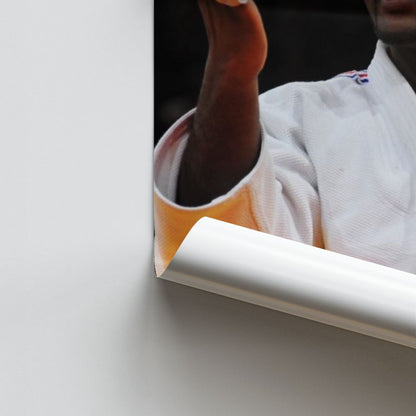 Poster Teddy Riner Riem Zwart