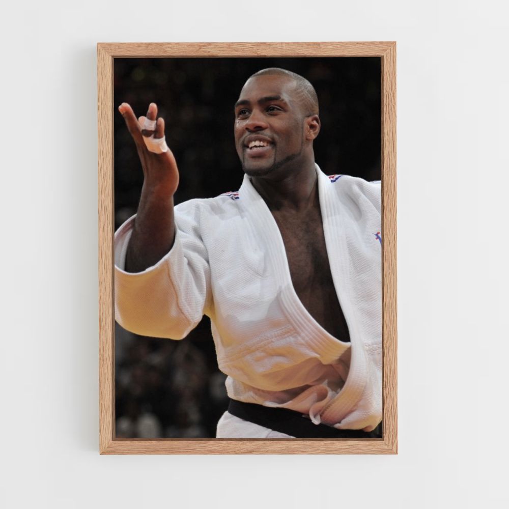 Poster Teddy Riner Riem Zwart