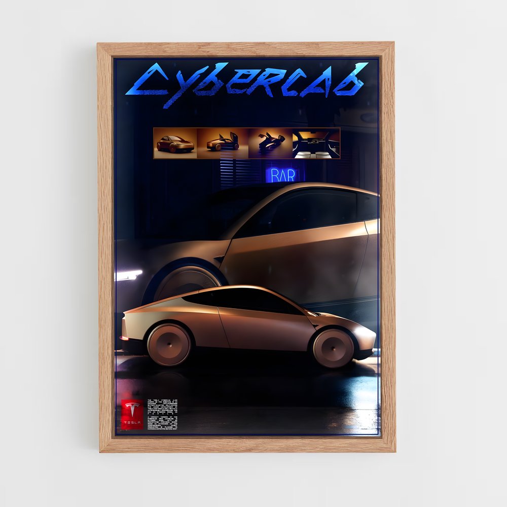 tesla-12 cadre Bois clair