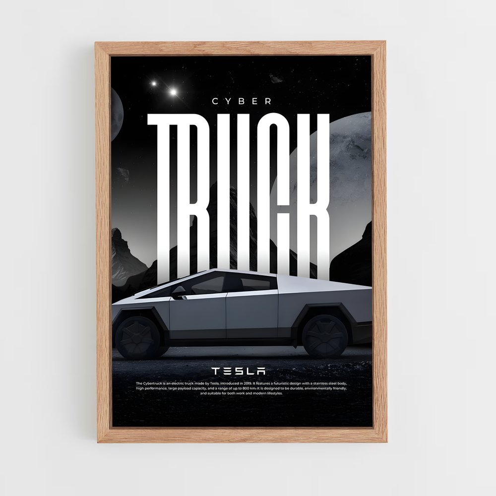 tesla-13 cadre Bois clair