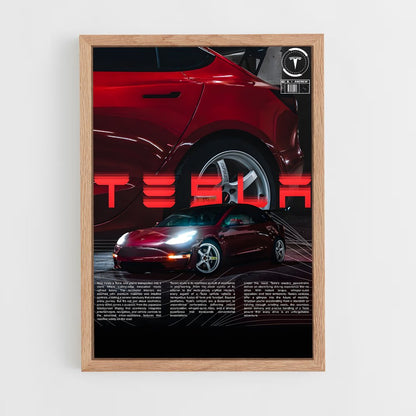 tesla-9 cadre Bois clair