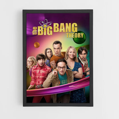 Poster De Big Bang Theory-kleur