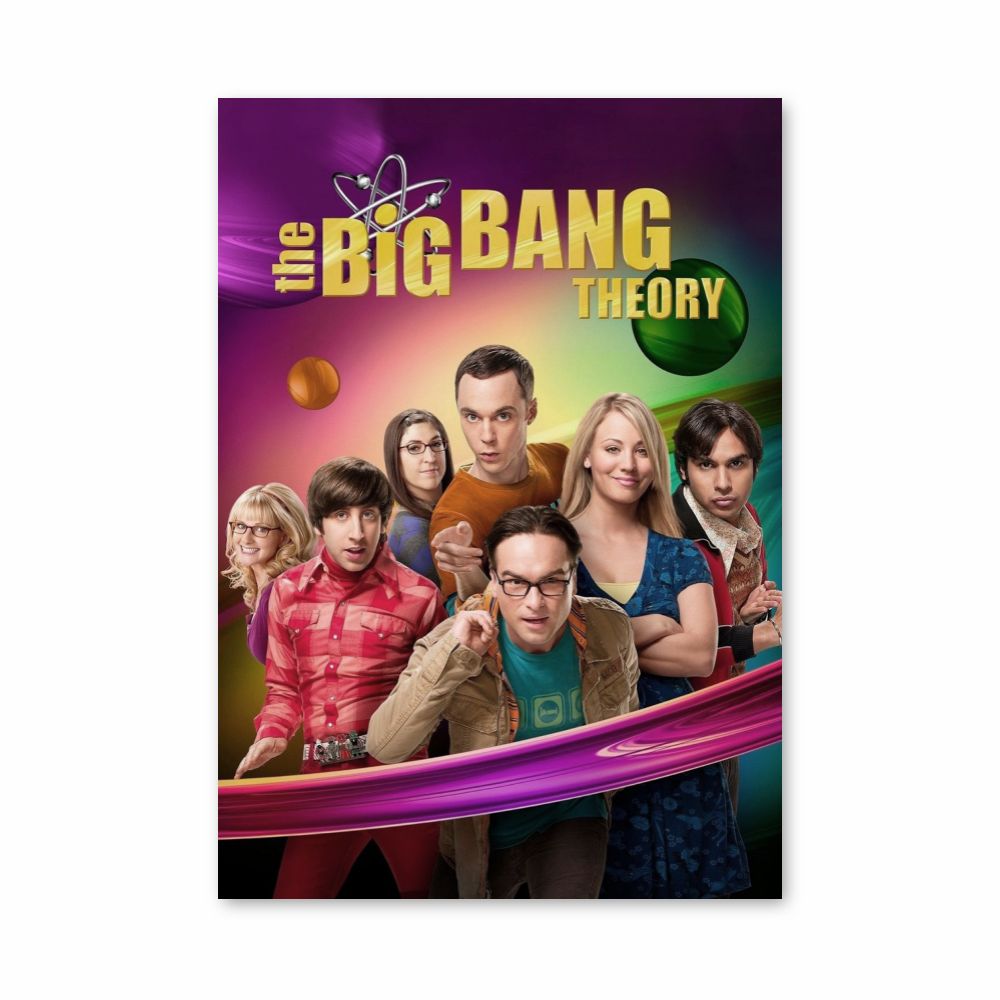 Poster De Big Bang Theory-kleur