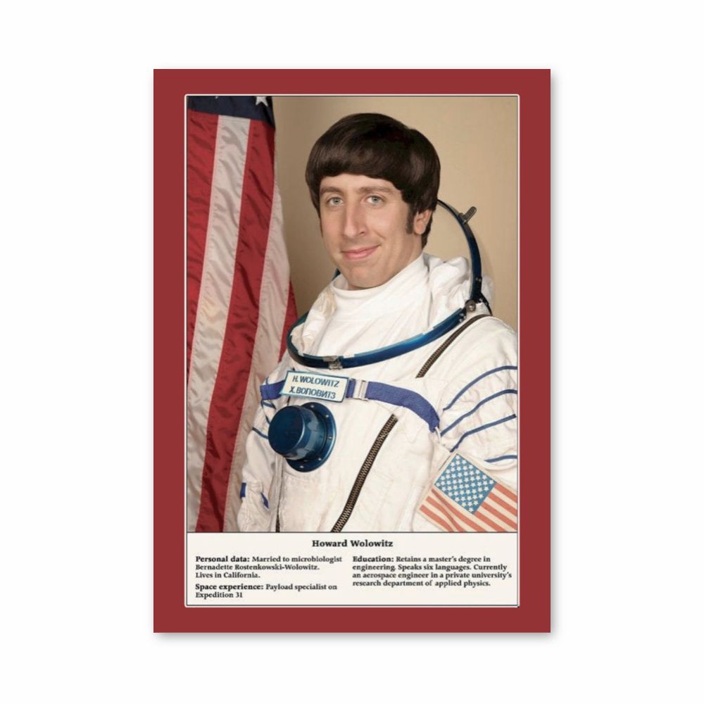 Affiche Howard Wolowitz