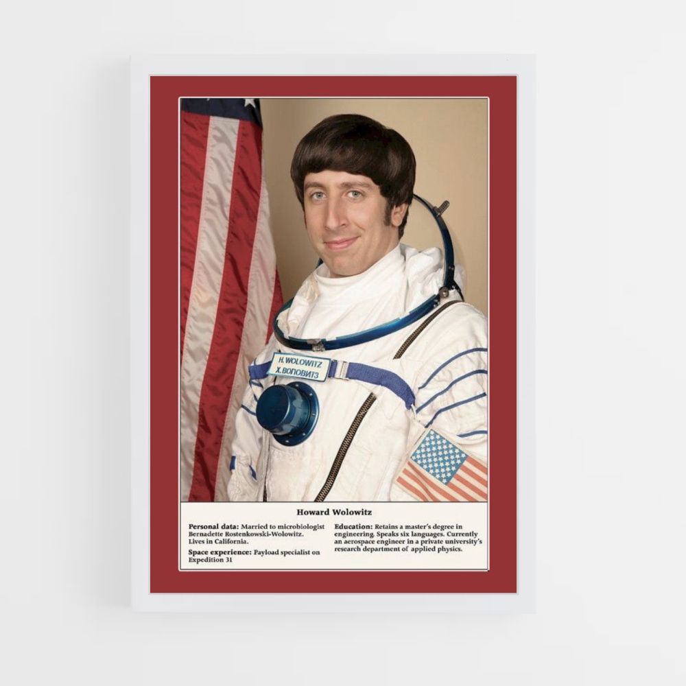 Affiche Howard Wolowitz