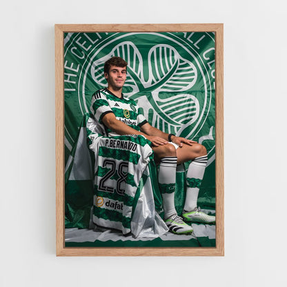 the-celtic-fc-10 cadre Bois clair
