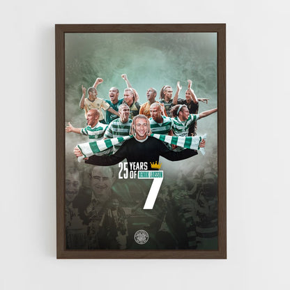 the-celtic-fc-13 cadre Bois foncé