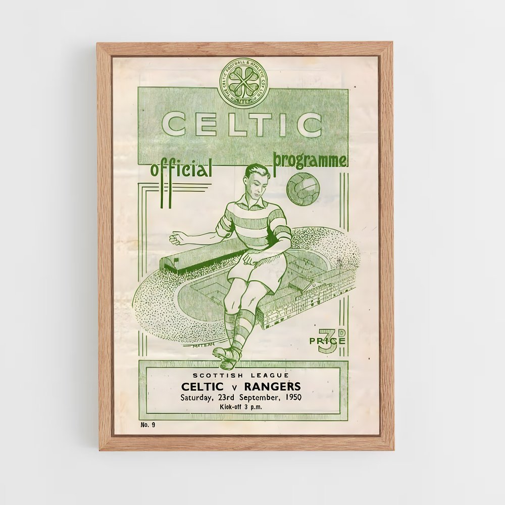 the-celtic-fc-5 cadre Bois clair