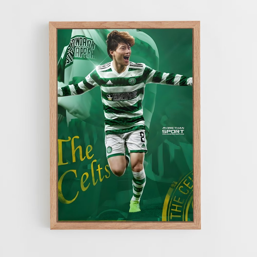 the-celtic-fc-7 cadre Bois clair