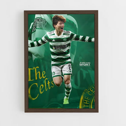 the-celtic-fc-7 cadre Bois foncé