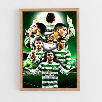 the-celtic-fc-8 cadre Bois clair