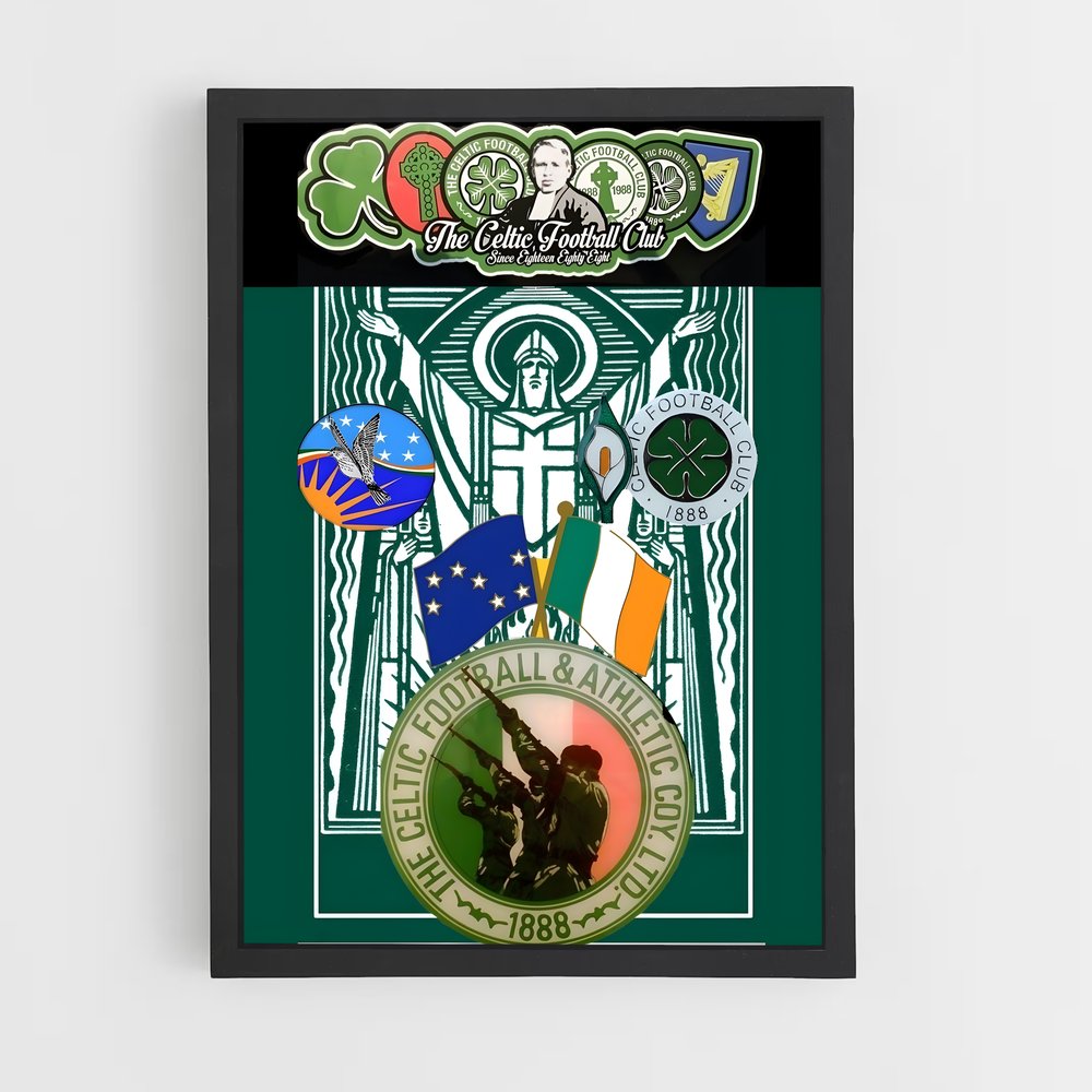 the-celtic-fc-9 cadre Noir