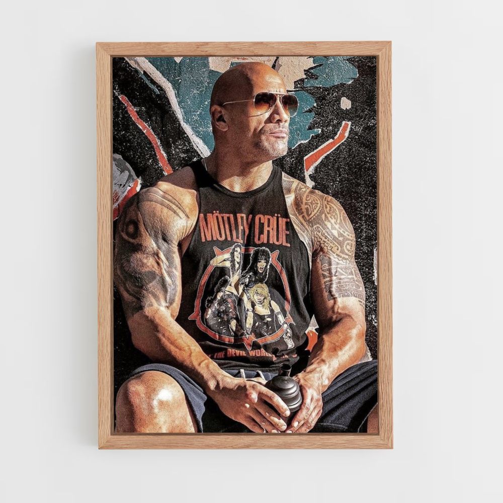 Poster Dwayne Johnson Biceps