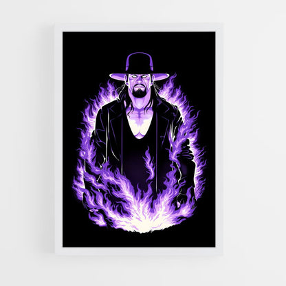 the-undertaker-8 cadre Blanc