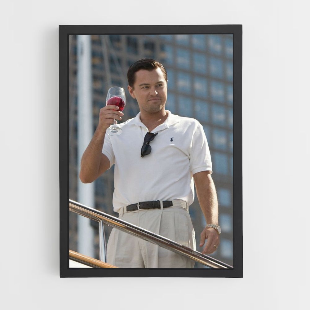 Poster Jordan Belfort jacht