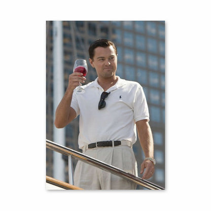 Poster Jordan Belfort jacht