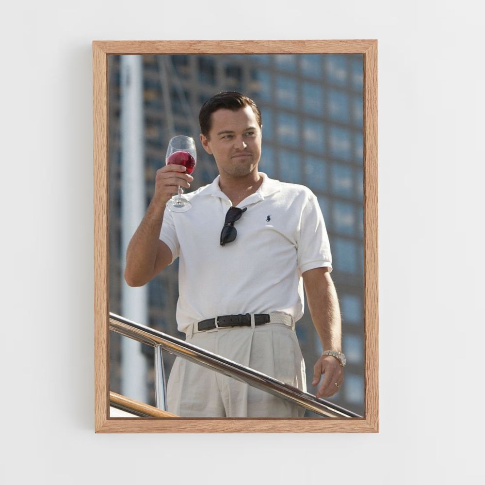 Poster Jordan Belfort jacht