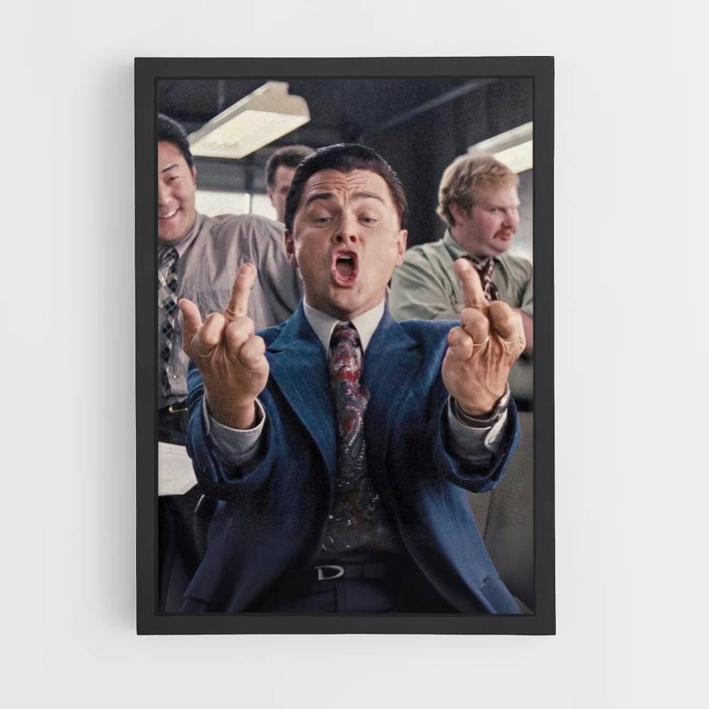 Poster Vingers Jordan Belfort