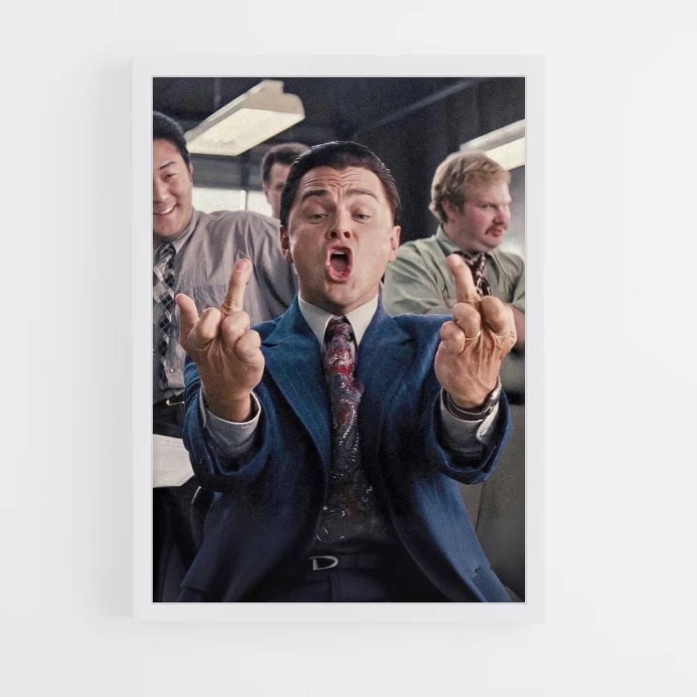 Poster Vingers Jordan Belfort