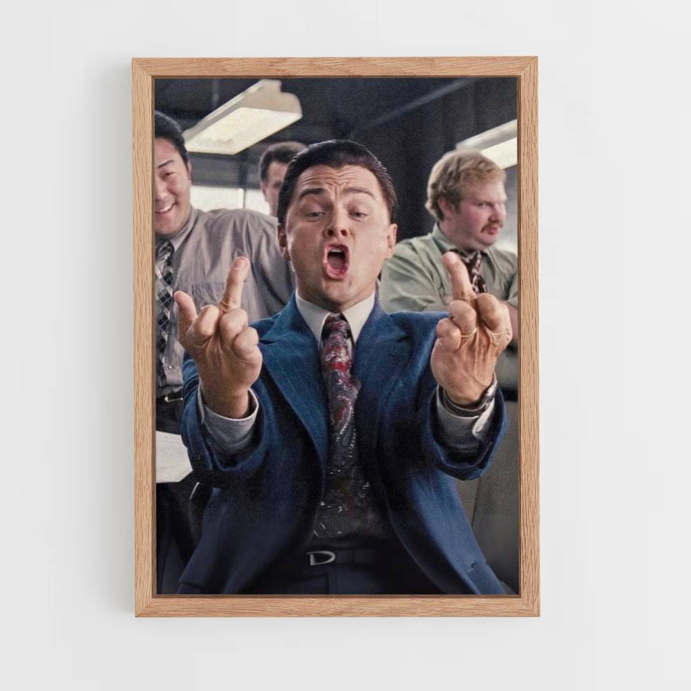 Poster Vingers Jordan Belfort