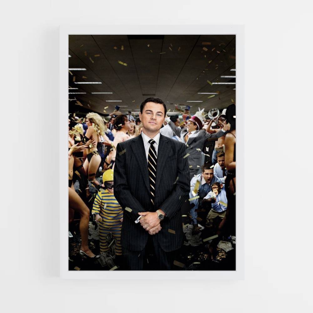 Poster Jordan Belfort-kantoren