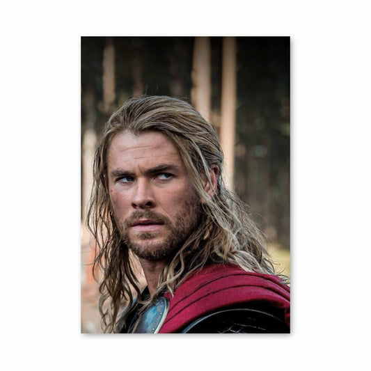 Poster Thor Cheveux Longs