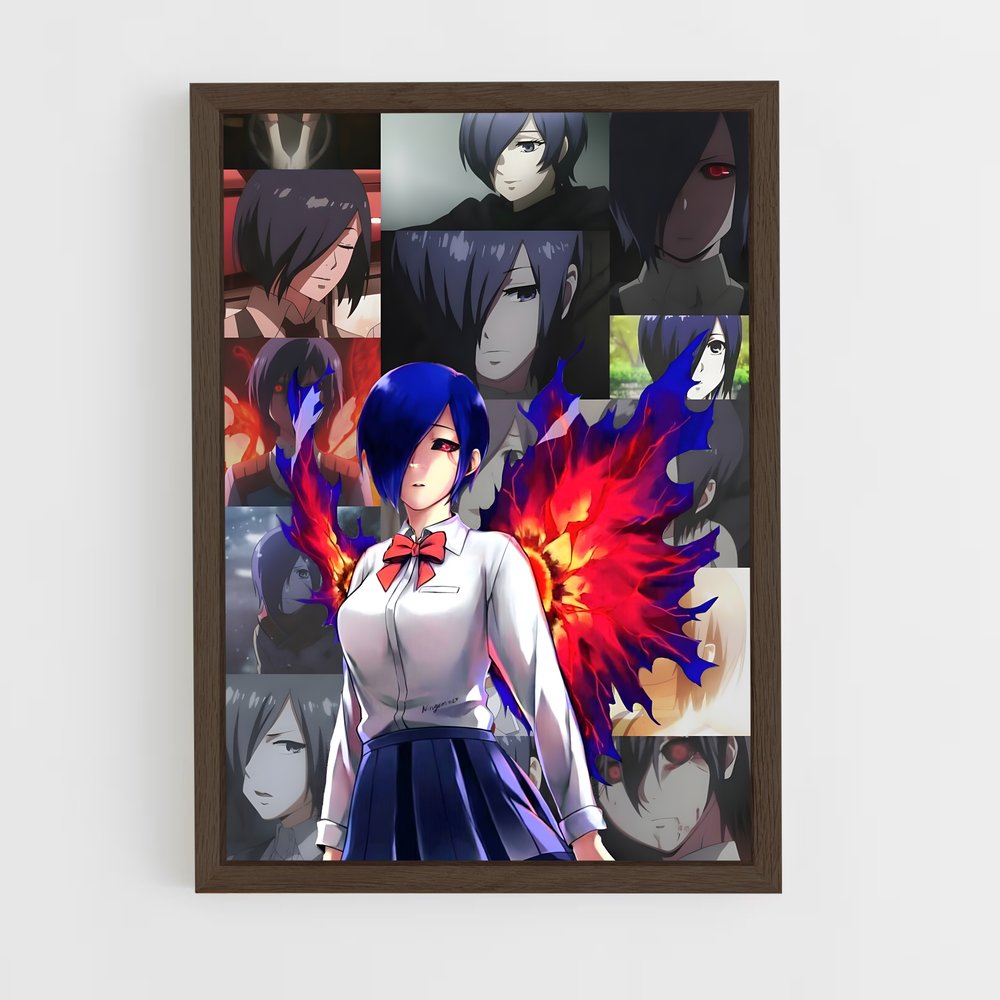 tokyo-ghoul-1 cadre Bois foncé