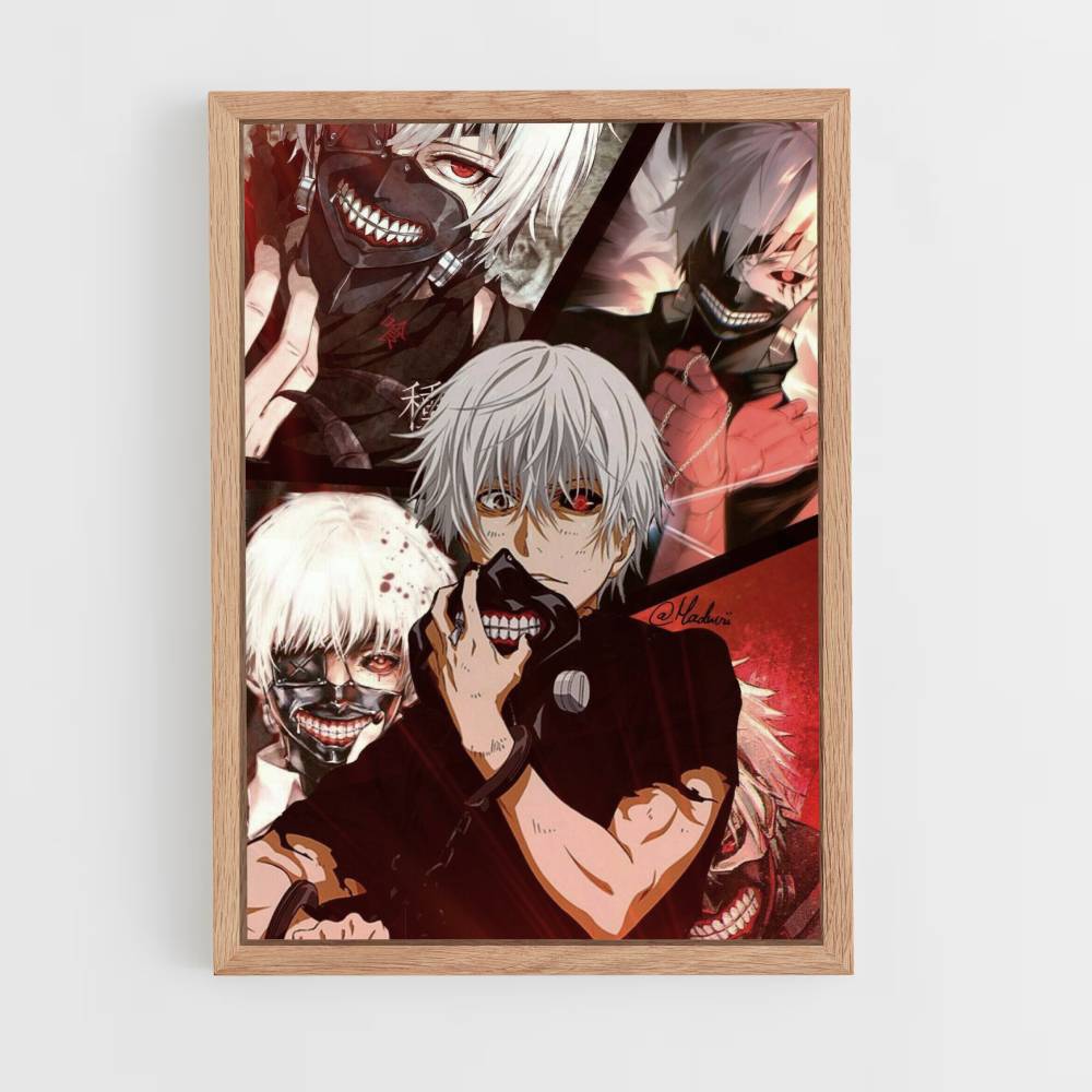 Poster Kaneki-collage