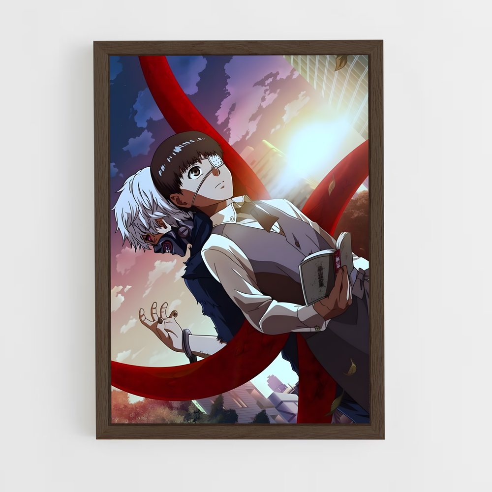tokyo-ghoul-7 cadre Bois foncé