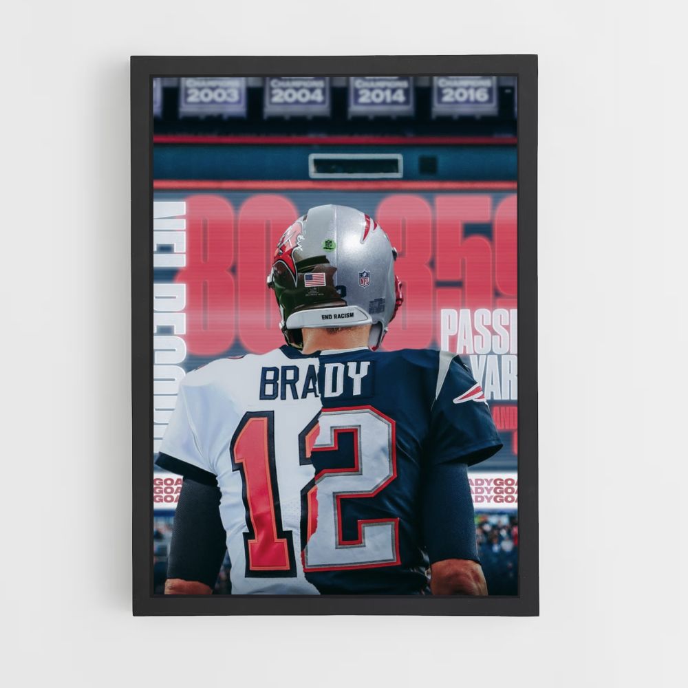 Affiche Tom Brady 12