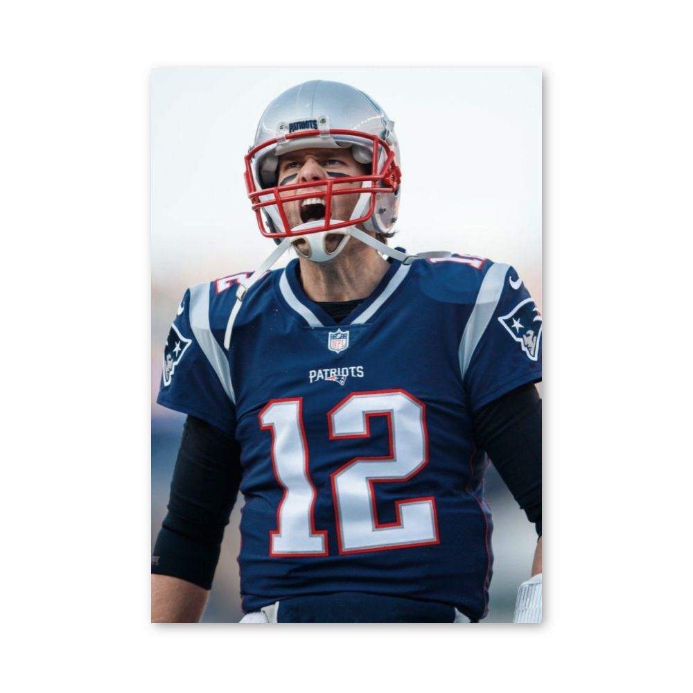 Poster Tom Brady Rage