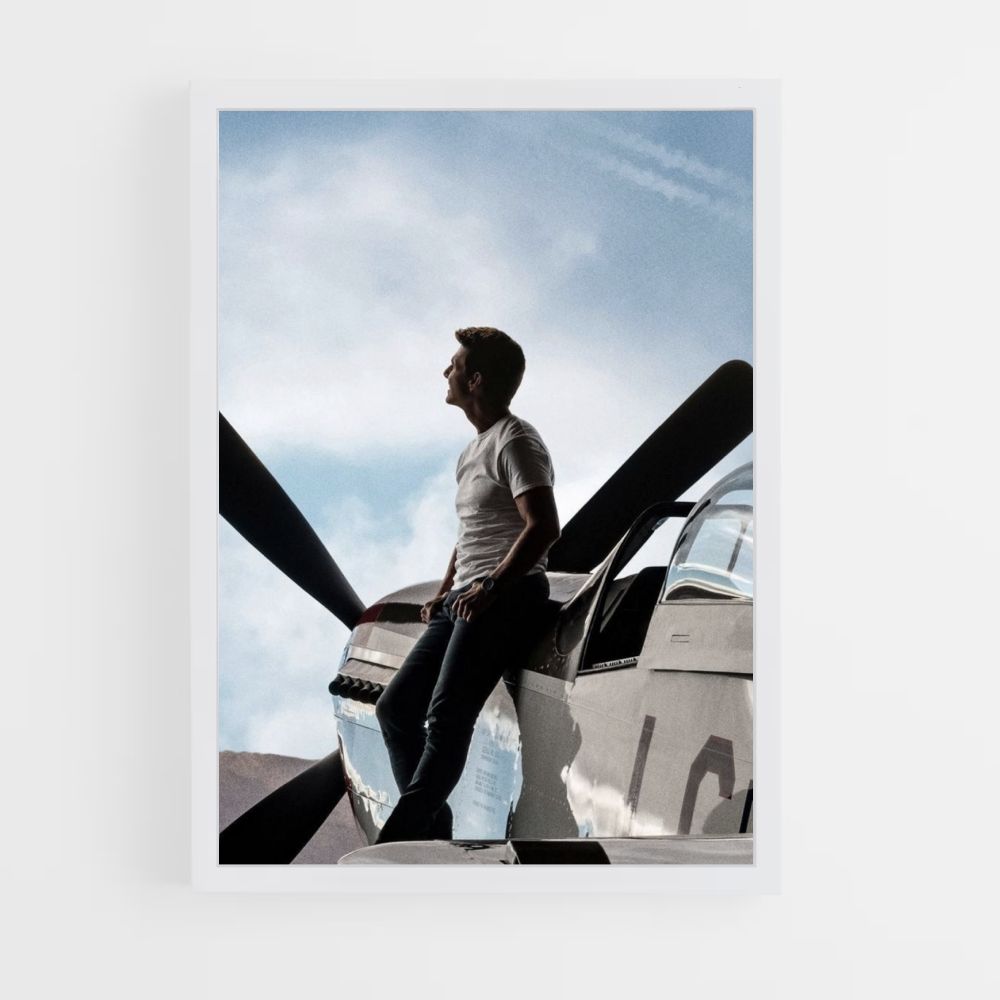 Top Gun vliegtuigposter