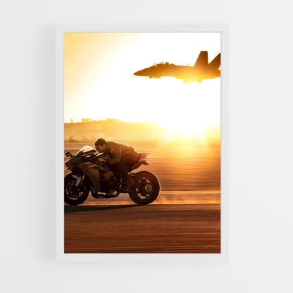 top-gun-8 cadre Blanc