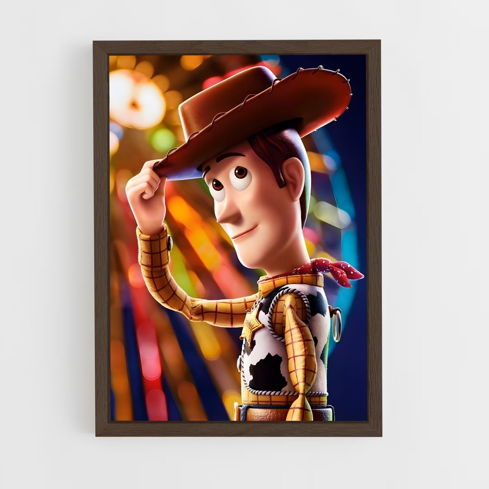toy-story-1 cadre Bois foncé