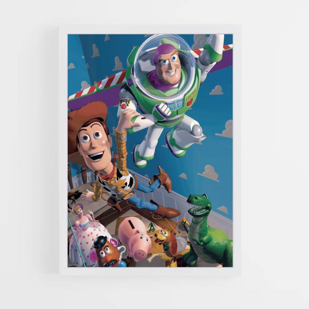 Poster Buzz Lightyear-vlucht