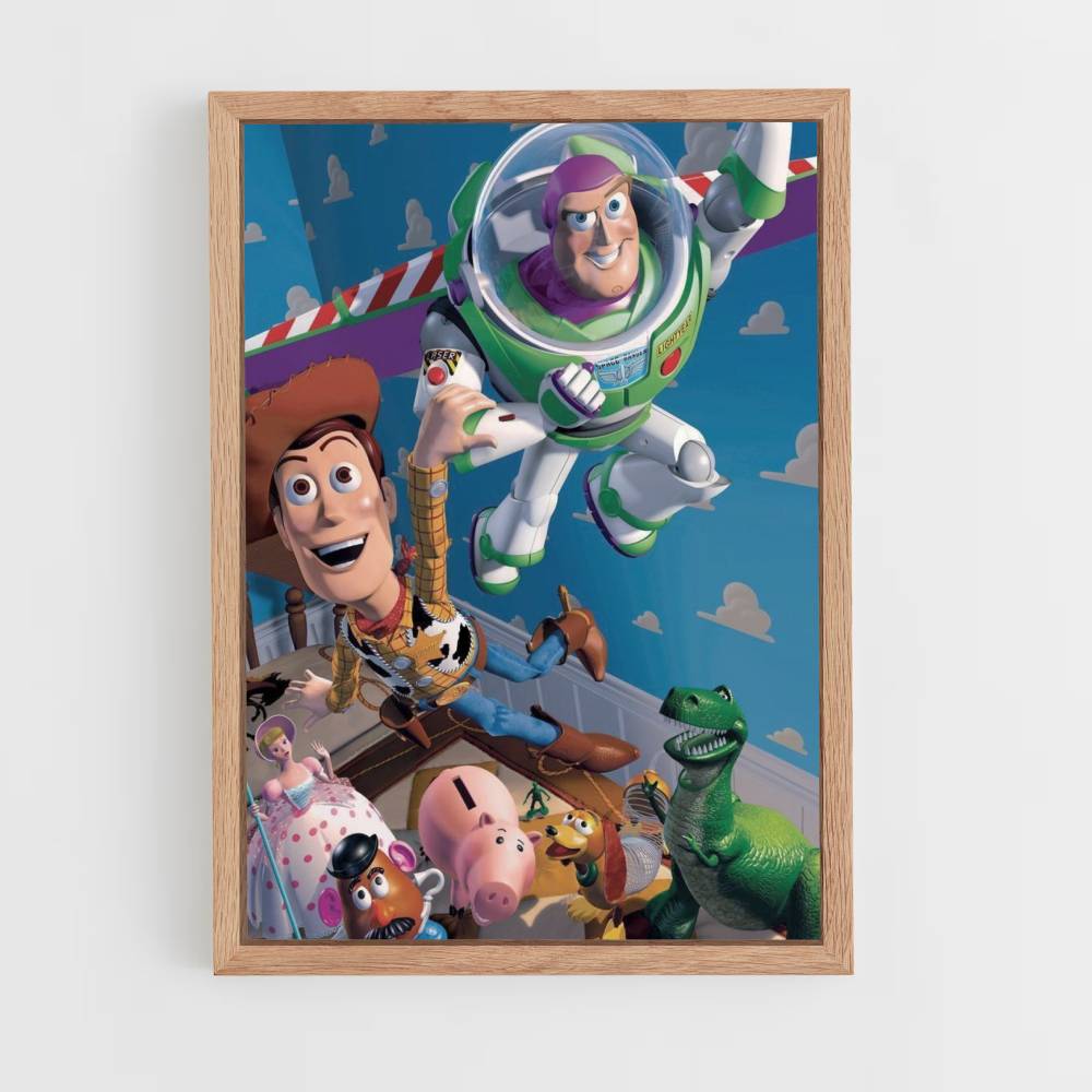 Poster Buzz Lightyear-vlucht