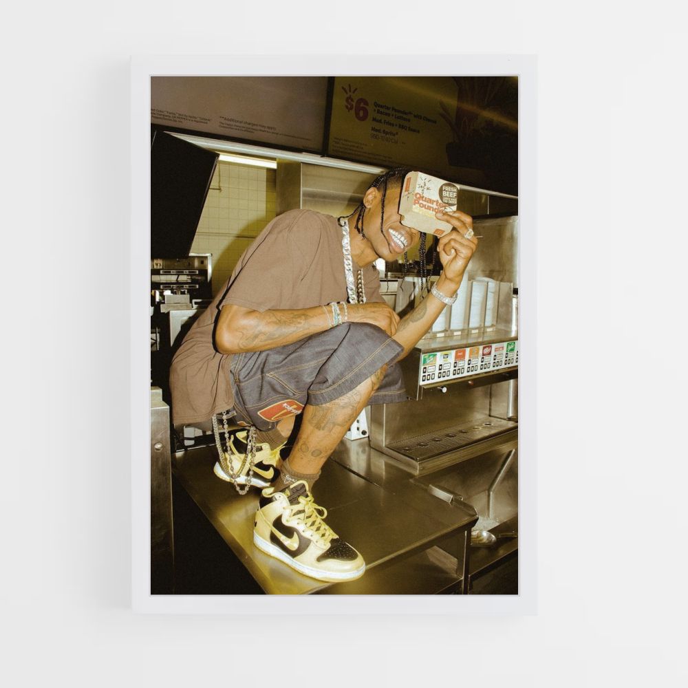 Affiche Mcdo Travis Scott