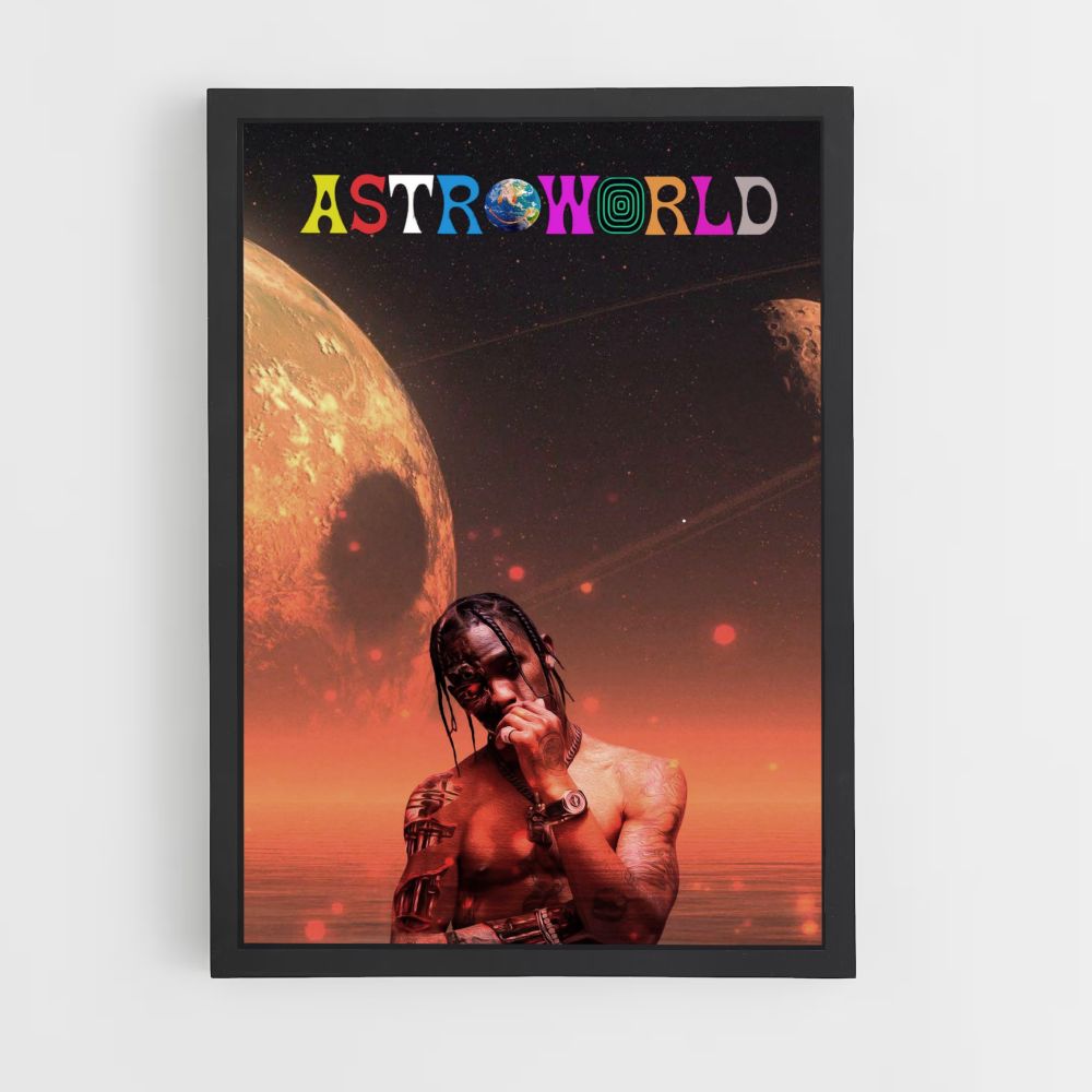 Poster Travis Scott Esthetisch