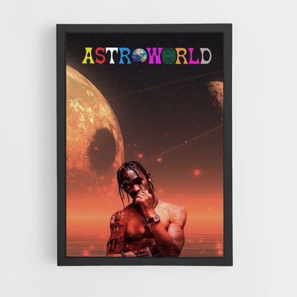 Poster Travis Scott Esthetisch