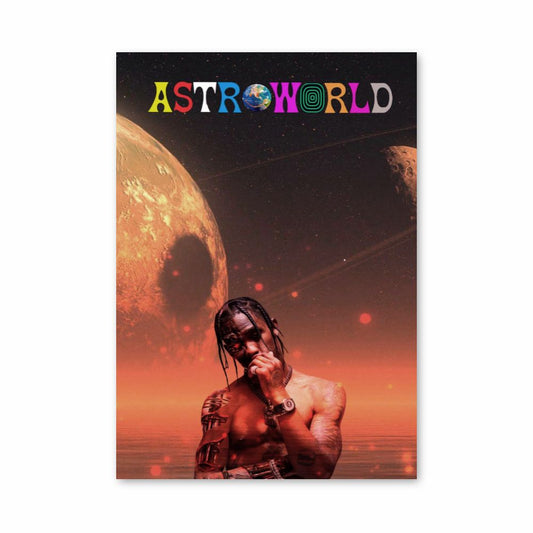 Poster Travis Scott Esthetisch