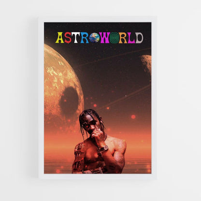 Poster Travis Scott Esthetisch