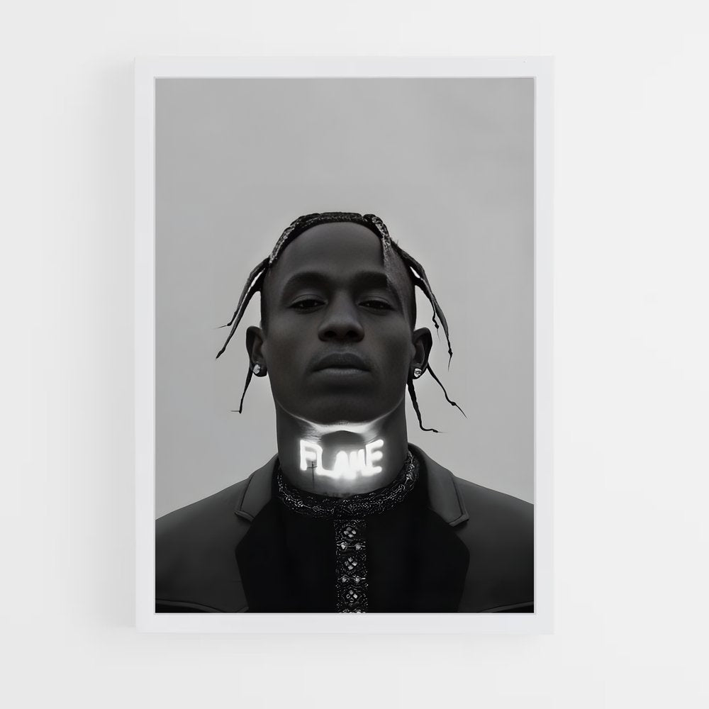 travis-scott-17 cadre Blanc