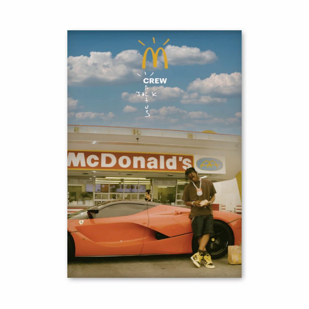 Affiche Travis McDonald's