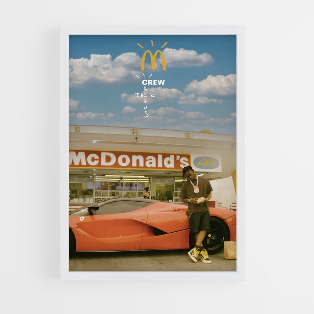 Affiche Travis McDonald's