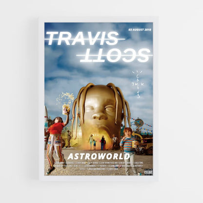 Affiche Travis Scott Gold