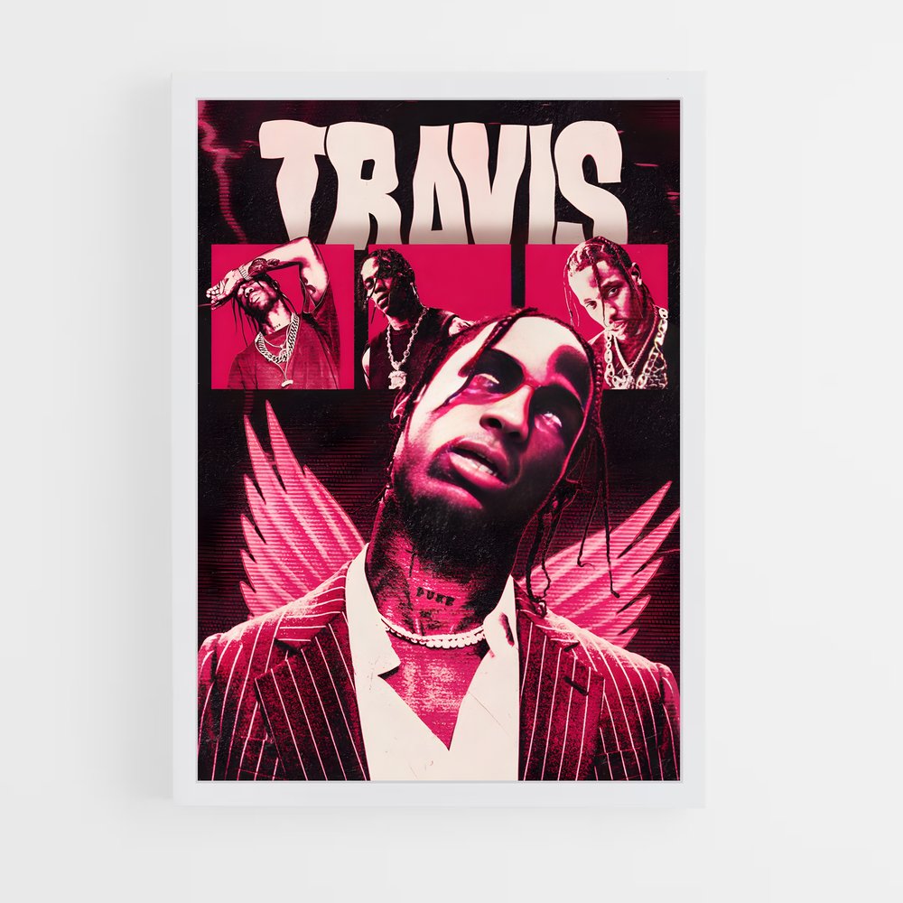 travis-scott-2 cadre Blanc