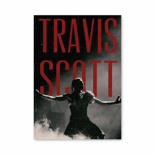 Poster Travis Scott Rood