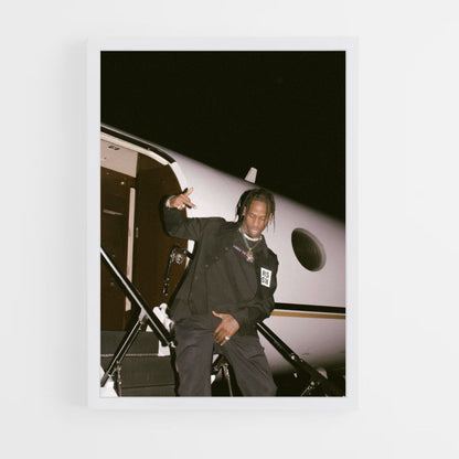 Travis Scott privéjetposter